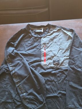 Men's Black Long-Sleeve Shirt with Front Pocket Porsche Motorsports